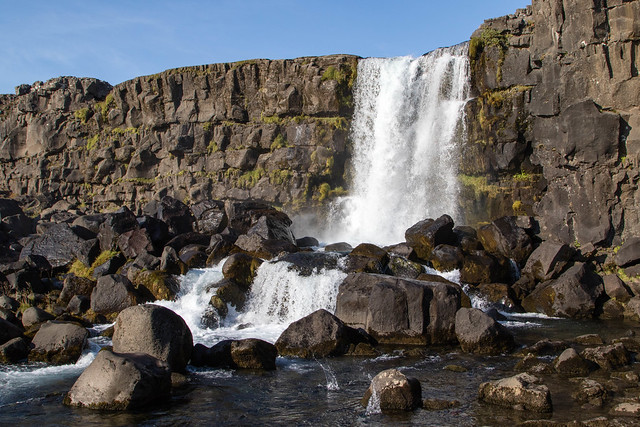 Oxararfoss Waterfall