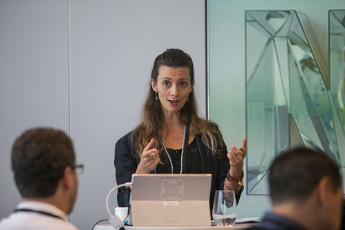 Katy May Spencer Speaks at the Finalist Workshop on September 16, 2017. (Photo by Samuel Stuart / MIT Solve) | by MITSolve