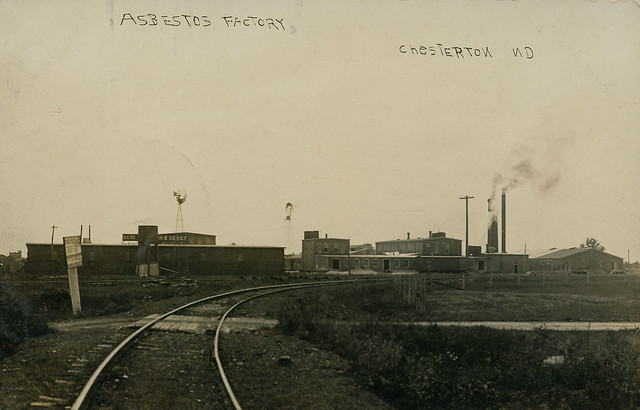 Asbestos Factory, circa 1910 - Chesterton, Indiana