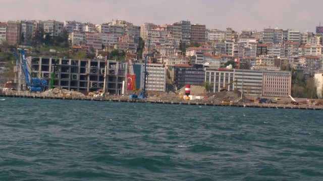 Galataport Projesi, İstanbul, Denizden Görünüm / 11.08.2017 / Erke Group