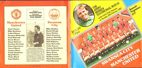 Jimmy Rimmer Testimonial: Swansea City v Manchester United 1987