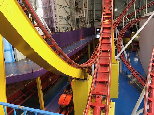 indoor park amusementpark mall alberta edmonton rollercoaster tracks inversions