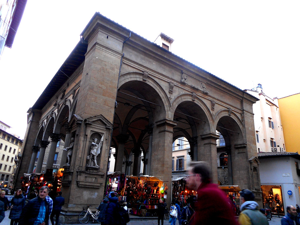 The New Market (1547-1551) by G. B. del Tasso in Florence