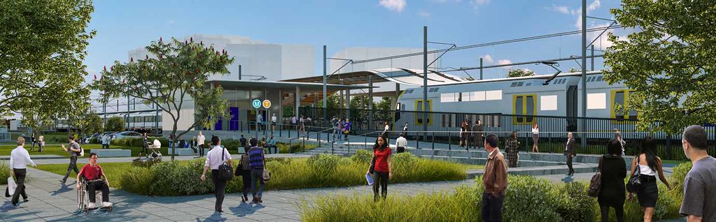 Sydney Metro - CBD & South West - Artists Impression - Ban… | Flickr