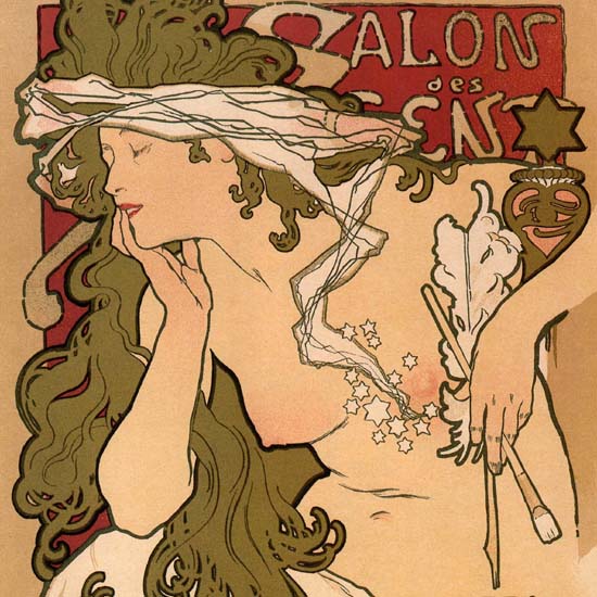 Exposition Salon Des Cent 1896 / Paris, France