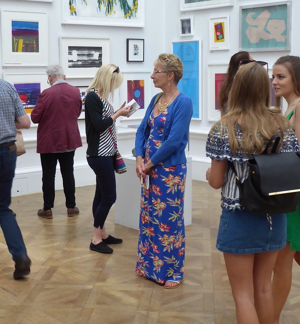 Royal Academy Summer Exhibition - Aug 2017 - Portrait of a Tall Elegant Mature Woman