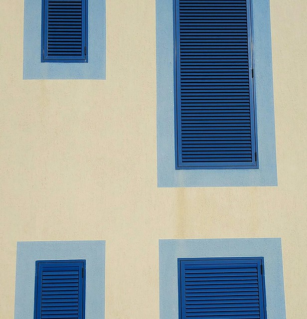 House shutters abstract