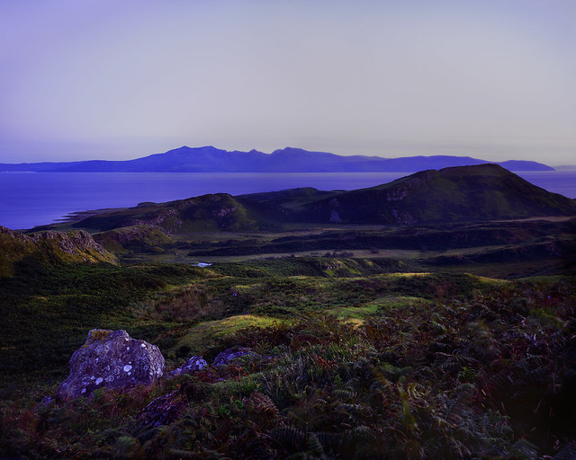 Arran View with Loch na Leighe, Velvia 50 5x4
