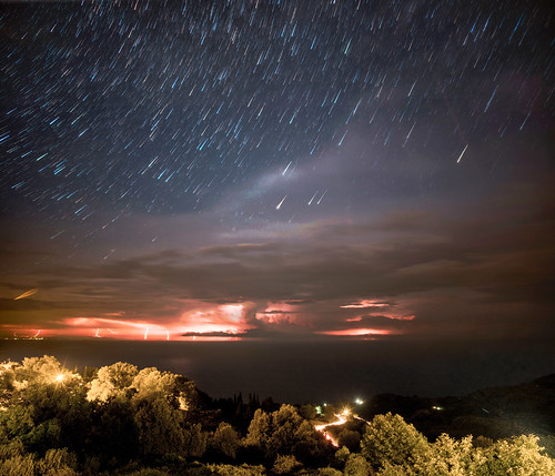 lightnings night astrophotography astroscape storm