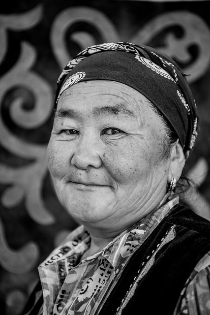 Portrait of a Women in Kyrgyzstan