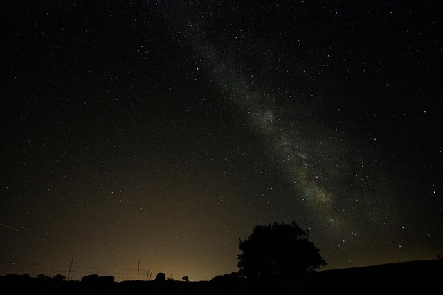 Milky Way from Nuraghe Succoronis, Sardinia