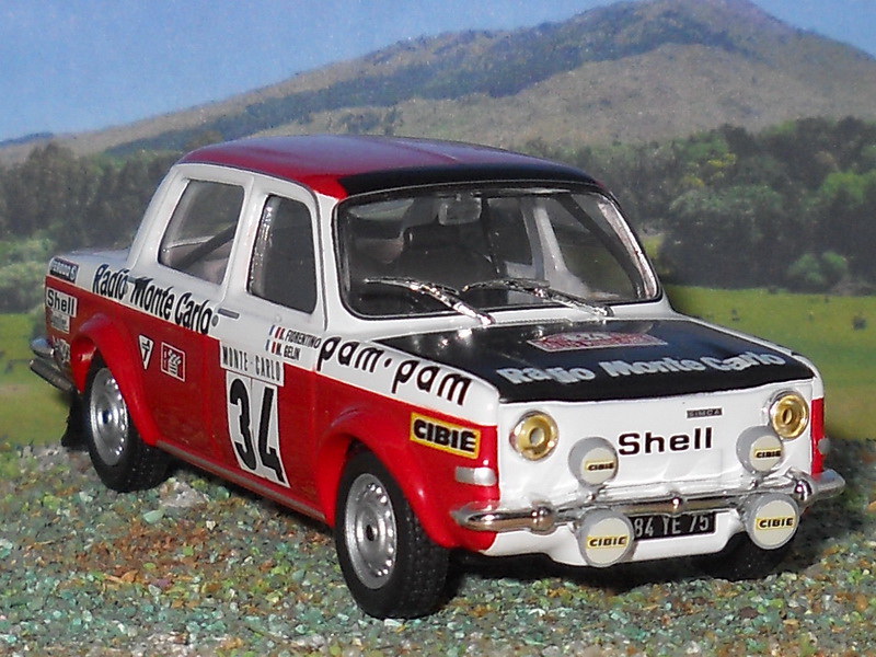 Simca 1000 Rallye 2 – Montecarlo 1973