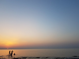 Un tramonto sul mare...