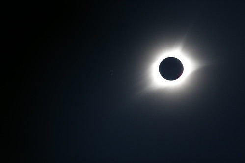 The total solar eclipse