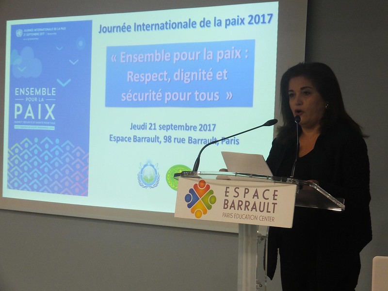 Mme Lama Al Atassi, Franco-Syrienne consultante en transitions interculturelles et militante des droits de l’homme.