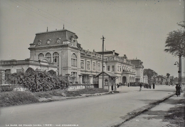 La gare de Hanoi (avril 1929) - vue d'ensemble