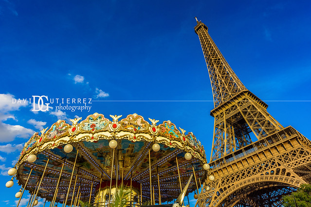 Eiffel Tower and Carousel (II), Paris, France