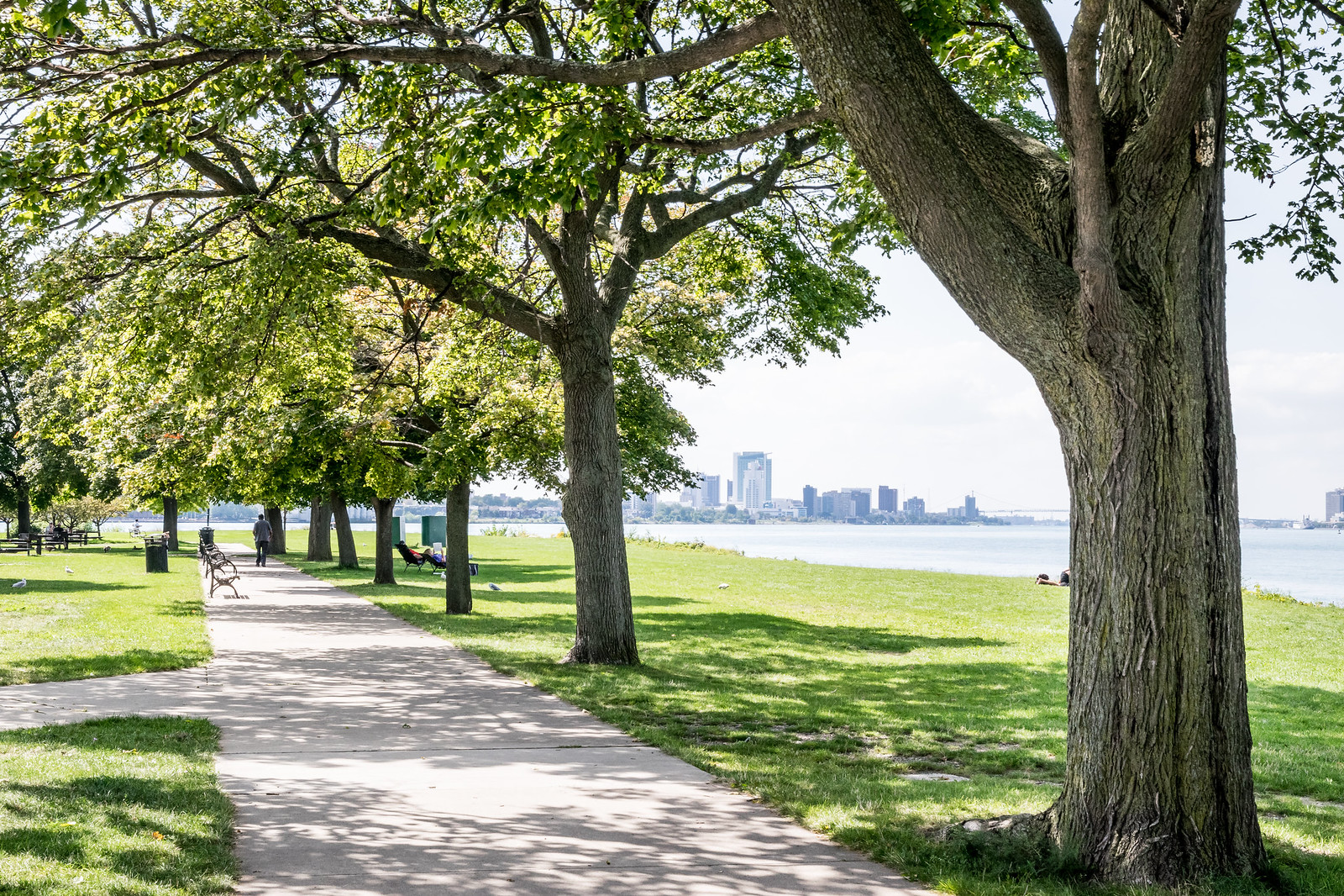 Belle Isle Park is quiet on a warm sunny afternoon