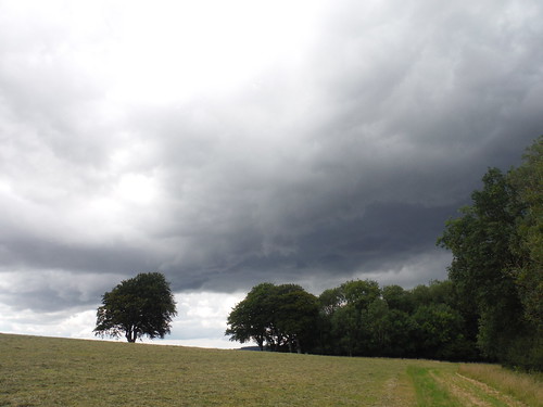 A Thunderstorm approaching East Dean SWC Walk 239 Halnaker to Chichester via Cass Sculpture Park and Goodwood