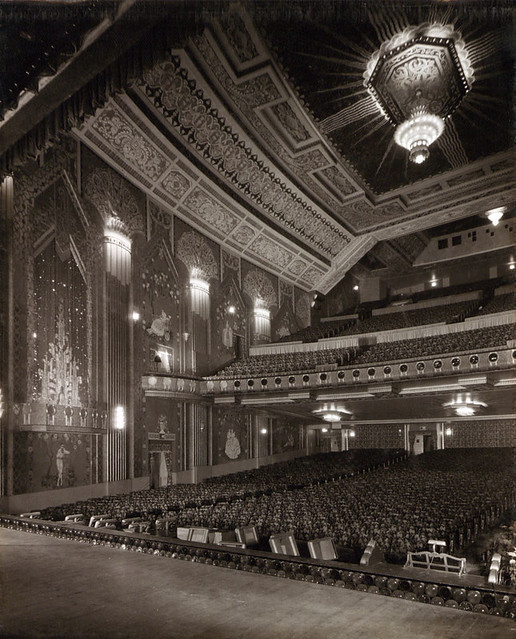 The auditorium at the Paramount Theatre, Newcastle