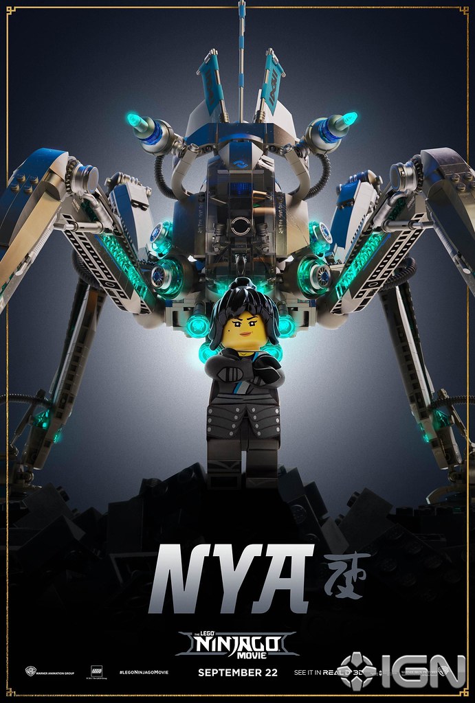 Sprællemand frost Relativitetsteori The LEGO Ninjago Movie character poster Nya | More on www.he… | Flickr