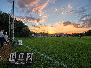 Pitchside at Sunset
