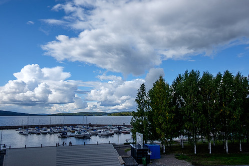 ludvika väsman september 2017 sweden fujifilm xt1 landscape sky lake water harbour