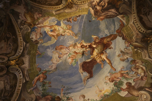 Gregorio De Ferrari (1647-1726) - Affresco della volta con l’Allegoria della Primavera (1686-1687) - Palazzo Rosso Genova