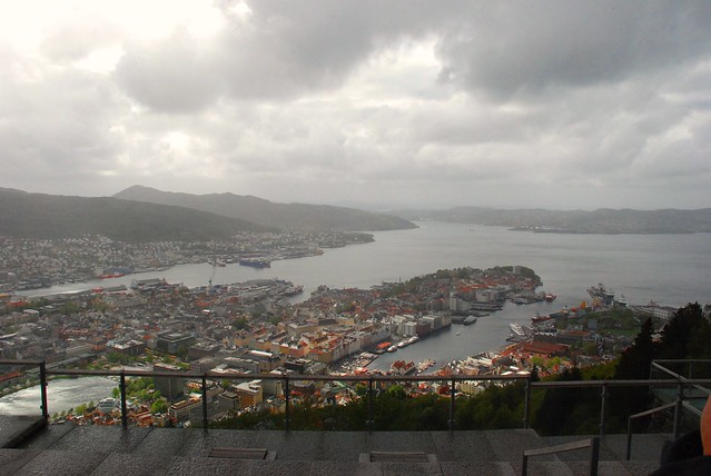 Noruega. Desde el Mirador Monte Floyen de Bergen.