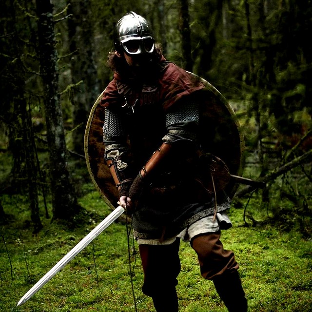In my warrior outfit from 5 years ago...#viking #warrior