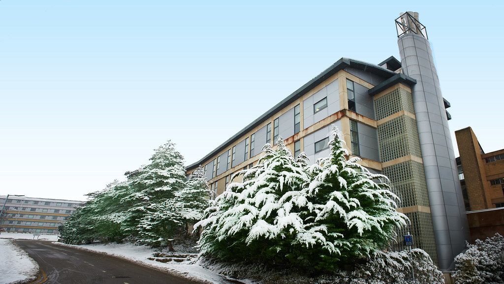 image of 9 west building from outside in snow