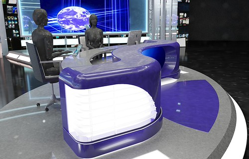 Virtual TV Studio News Set 1 | by akerStudio