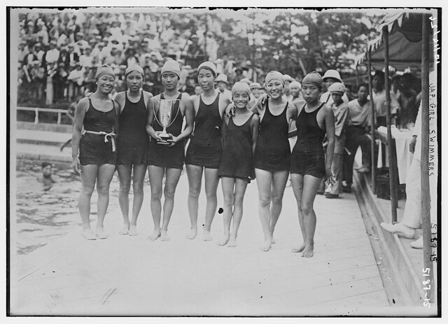 Jap[anese] girl swimmers (LOC)