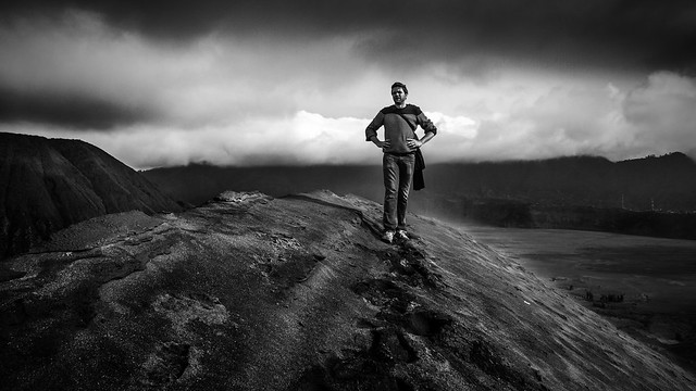 Me on Bromo volcano, Indonesia