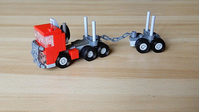 How to Build the Lego Timber Transport Truck with Trailer (MOC - 4K)