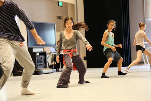 Akram Khan dancer Ching-Ying Chien leading master class with BFA students