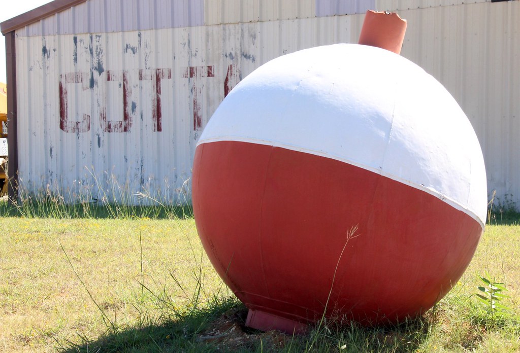 Big Bobber, A buoy painted to look like a fishing bobber., TPorter2006