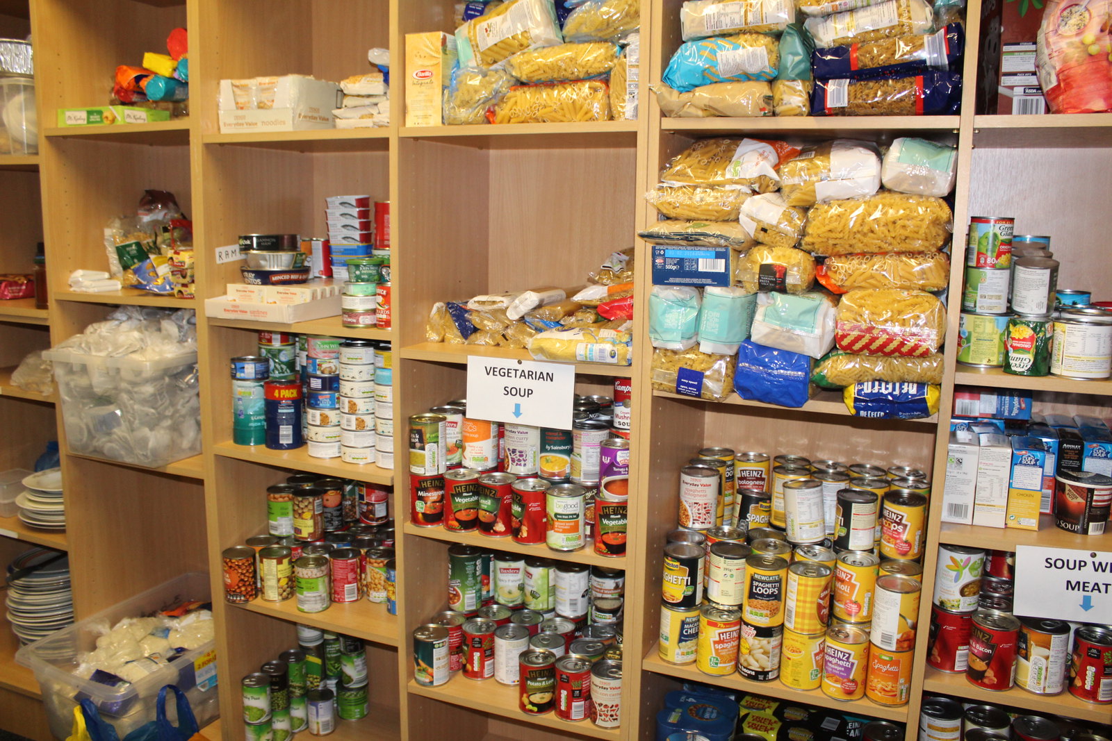 The Renewal Programme's Harvest  Festival Donations