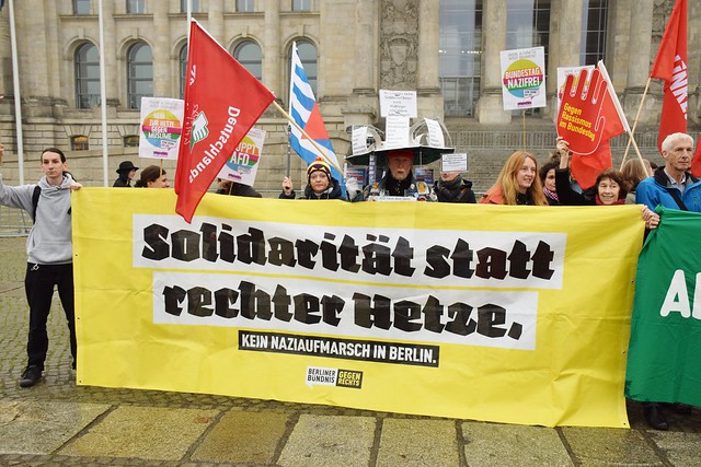 24.10.: Kundgebung vor dem Bundestag: Gegen die faschistische Gefahr! Gegen die AfD im Bundestag!