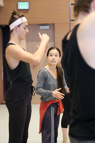 Akram Khan dancer Ching-Ying Chien leading master class with BFA students