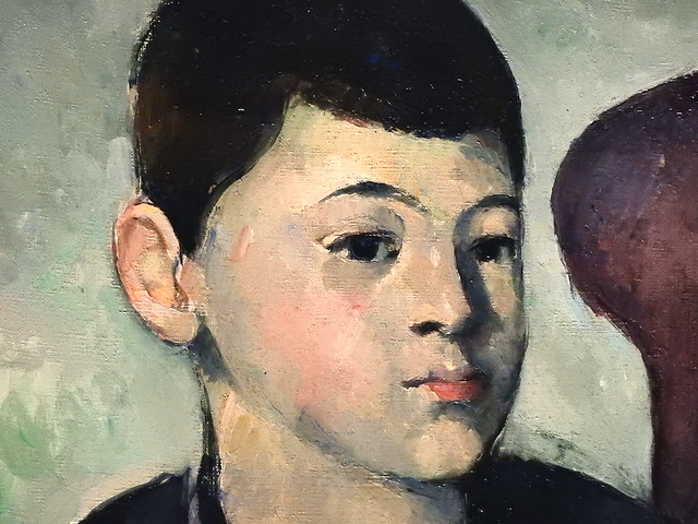 CEZANNE,1881-82 - Portrait de Paul, Fils de l'Artiste (Orangerie) - Detail 08