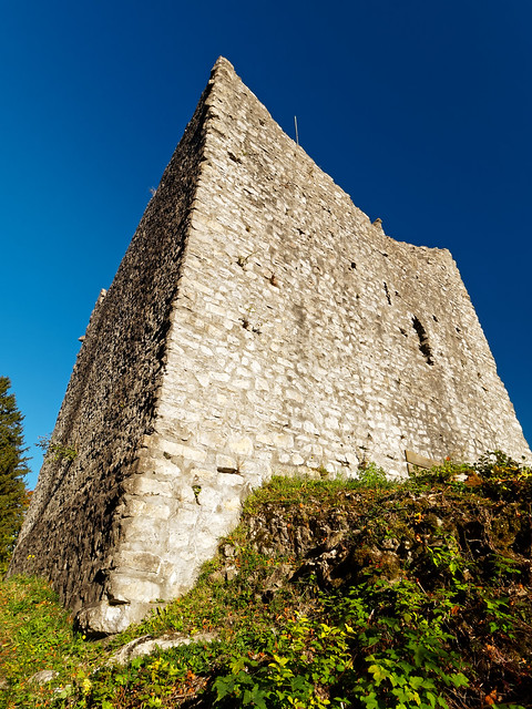 La tour du Château de Montsalvens