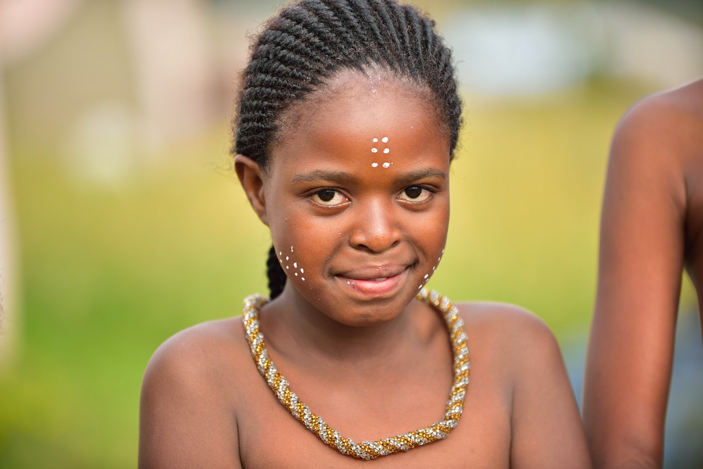 Xhosa girl, Eastern Cape, South Africa.