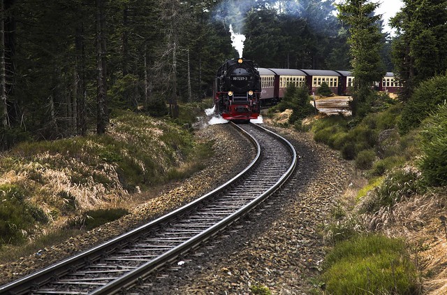 Tren de vapor del Harz - Brocken