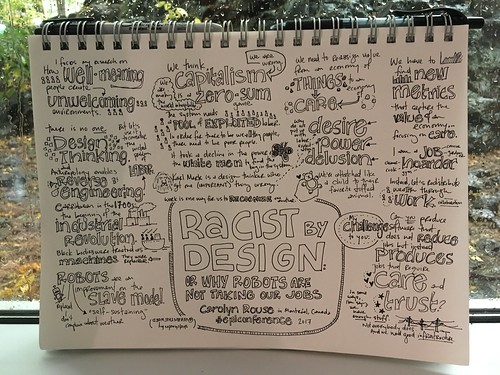 “Racist By Design: Or Why Robots are Not Taking Our Jobs” with Carolyn Rouse at #epiconference | by verbistheword