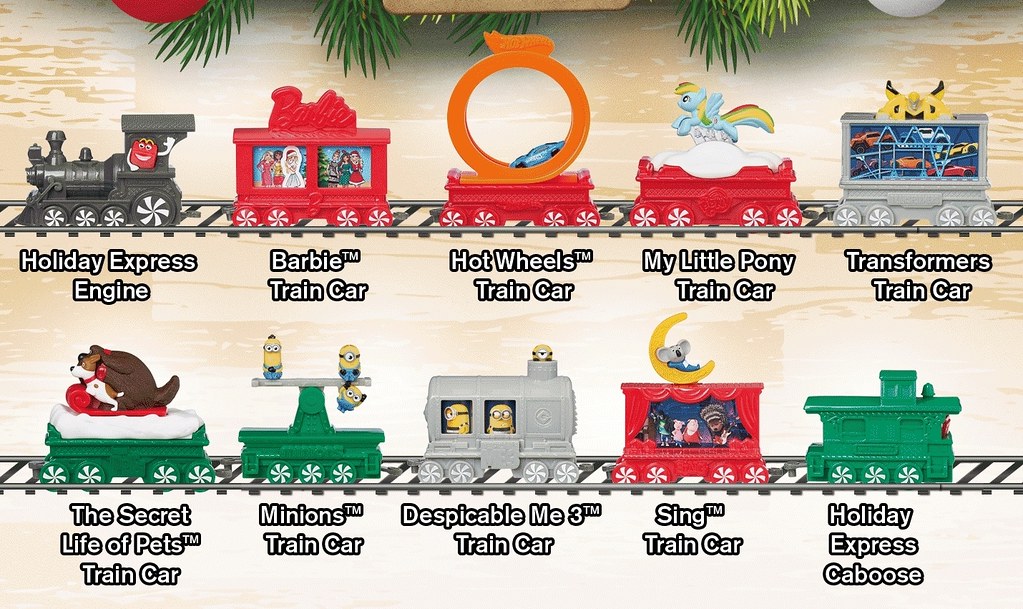 Details about   McDonald's 2017 Holiday Express Trains Set of 12 MIP USA Free Priority Ship 