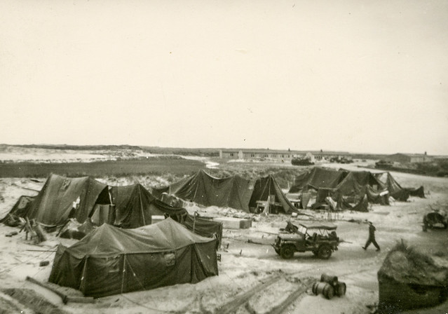 Vlieland - Cavalerie Schiet Kamp - 1962 - stormschade
