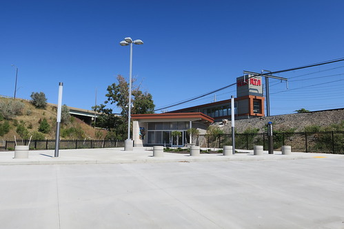 Brookpark west entrance and plaza