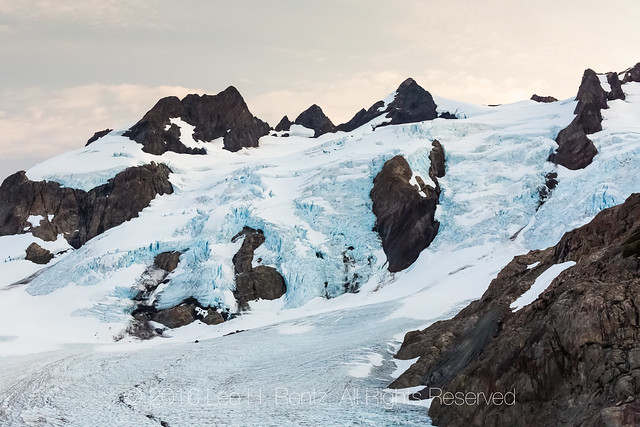 Blue Glacier on Mount Olympus in Olympic National Park