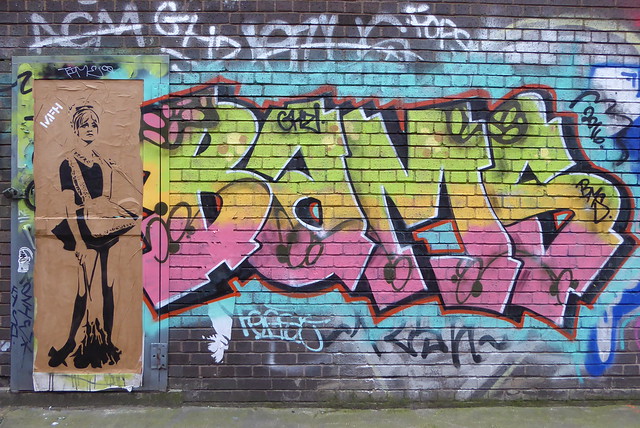 Mr Fahrenheit street art, Shoreditch